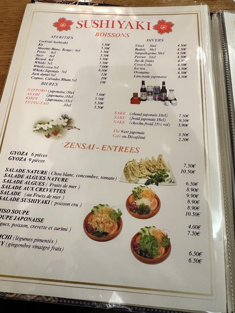 Sushiyaki - Menu Image 1