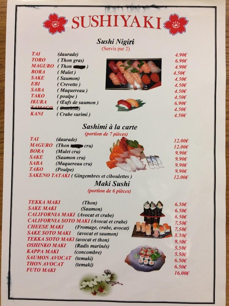 Sushiyaki - Menu Image 3